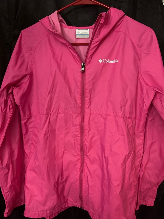 Columbia Other - Columbia Hot Pink Hooded Packable Shell Jacket (Girls XL 18/20)